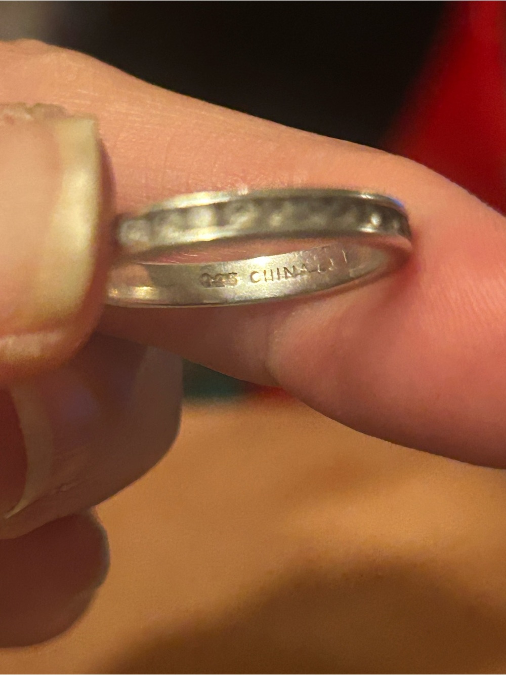 Sterling silver band